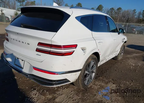 2025 Genesis Gv80 2.5T Advanced Awd from USA, damaged, VIN KMUHBESB8SU261572